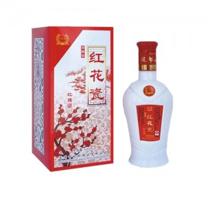 皖郎酒红花瓷