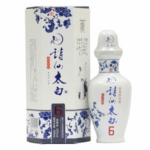 诗仙太白酒柔顺新花瓷6年酒