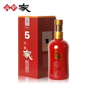 高炉家52度和谐5年礼盒装酒