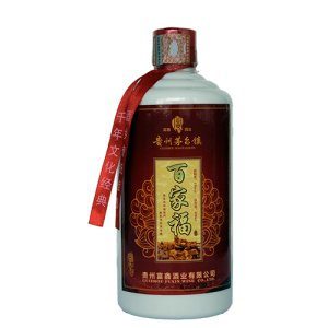 百家福酒白瓶装