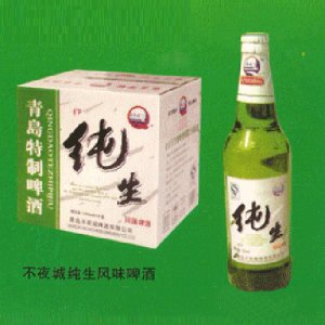 不夜城纯生风味啤酒