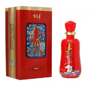 百泉寿52°长寿白酒