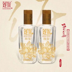 莲泉好客52%VOL糯米酱香小瓶装白酒