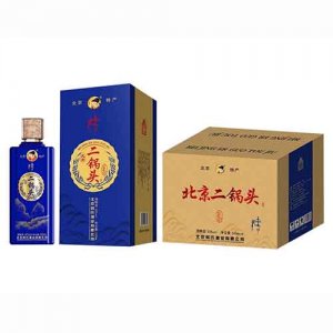 房氏北京二锅头酒蓝装浓香型白酒