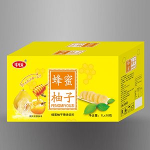 中仸蜂蜜柚子果味饮料箱装