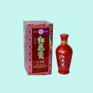 韩园窖红花瓷酒