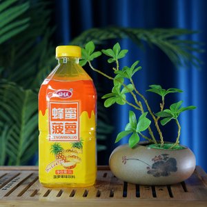 中仸蜂蜜菠萝果味饮料1L