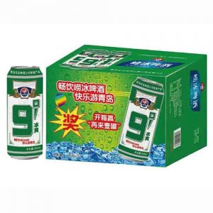 崂冰啤酒9°冰爽500ml×12罐