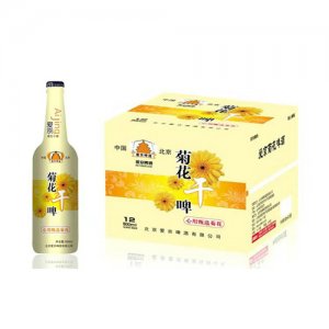 爱京菊花啤酒500mlX12