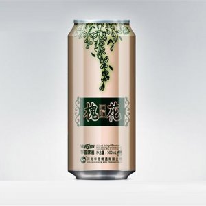 华雪槐花啤酒易拉罐
