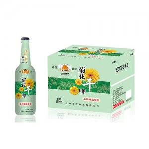 爱京菊花啤酒500mlX12瓶