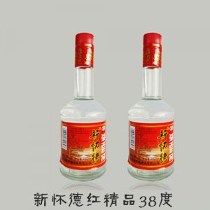 新怀德红精品38度白酒