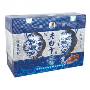 衡水张衡52°青花坛20年白酒