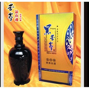 凉山魂黑苦荞酒（蓝珍珠）