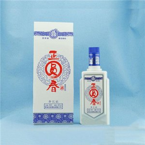 正圆春青花瓷白酒纸袋500ml