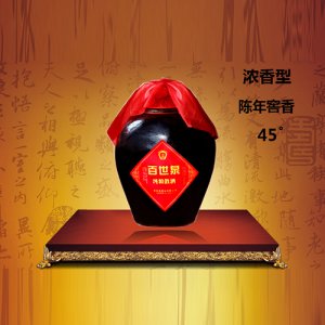 百世泉白酒陈年窖香45°