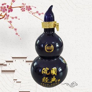 皖国白酒经典蓝五粮蓝葫芦装