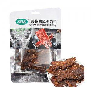 绿活藤椒味风干肉干55g