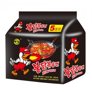 好趣味超辣火鸡面111gx5包