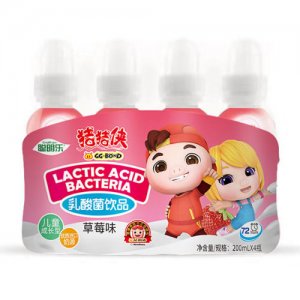 猪猪侠乳酸菌饮品草莓味200mlx4瓶
