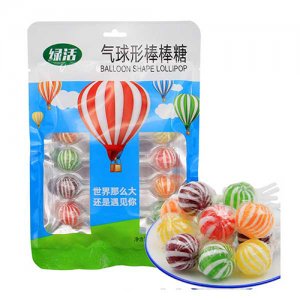 绿活气球形棒棒糖80g