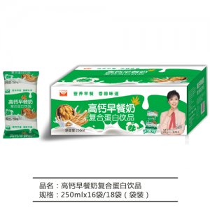 九州华洋高钙早餐奶复合蛋白饮品礼盒