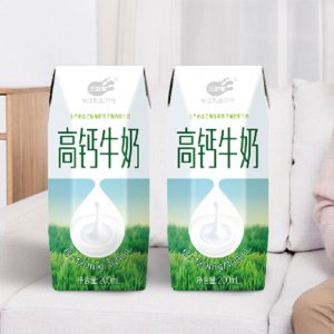 三剑客高钙牛奶200mlx12盒
