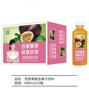 九州华洋百香果复合果汁饮料简箱