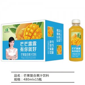 九州华洋芒果复合果汁饮料简箱