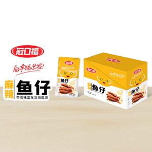 冠口福麻辣鱼仔盒装
