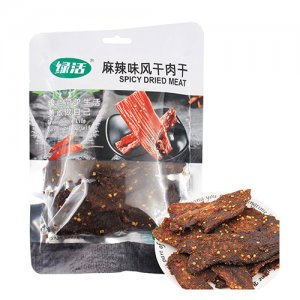 绿活麻辣味风干肉干55g