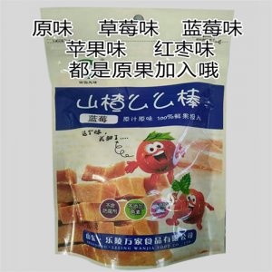 田园风情山楂么么棒蓝莓味200g