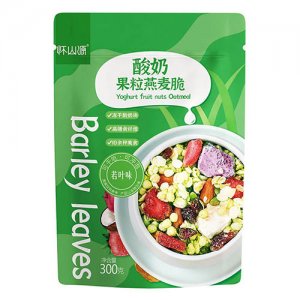 怀山源酸奶果粒燕麦脆若叶味300g