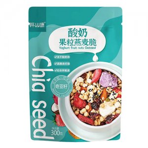 怀山源酸奶果粒燕麦脆奇亚籽味300g