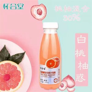 怀合堂白桃柚复合果汁饮料435ml