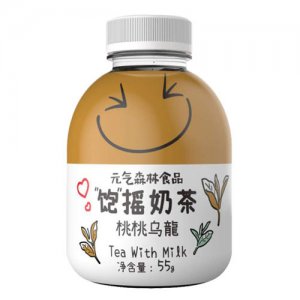 元气森林食品饱摇奶茶桃桃乌龙55g