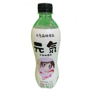 元气森林食品苏打气泡水白桃味（少女桃园生）480ml