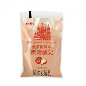 遵义俄罗斯风味炭烧酸奶草莓味180g