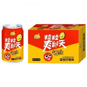 维维粒粒爽翻天荔枝柠檬爽水果果粒饮料310mlx20罐