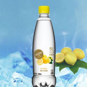 活力恩5℃含气柠檬味苏打饮料500ml