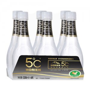 活力恩5℃克东天然苏打水330mlx6瓶
