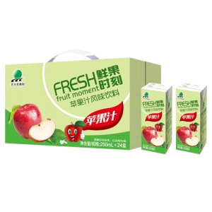 北大荒苹果汁饮料简箱