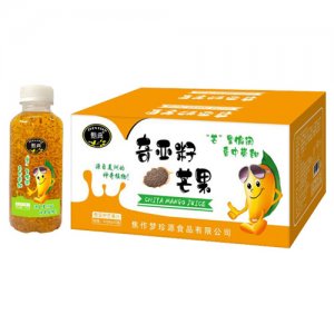 甄典奇亚籽芒果汁饮料410mlx15瓶