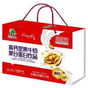 北大荒高钙坚果牛奶复合蛋白饮品礼盒