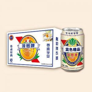 蓝浒白菠萝啤320mlx24罐