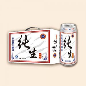 蓝浒纯生啤酒500mlx12罐