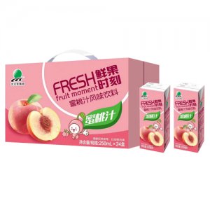 北大荒蜜桃汁饮料简箱