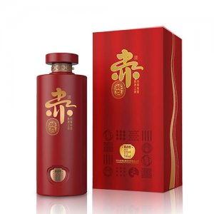 川酒赤渡酱酒红礼盒500ml
