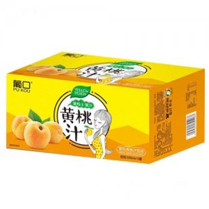 葡口食品果粒黄桃汁饮品
