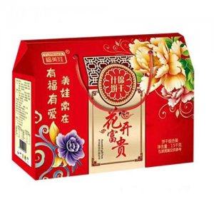 福美娃花开富贵饼干